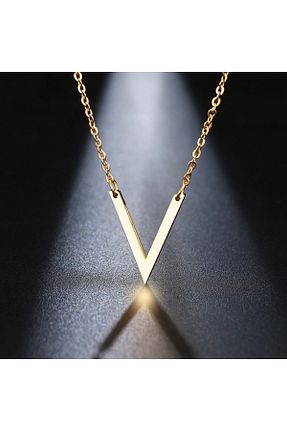 گردنبند استیل ( فولاد ) طلائی زنانه استیل (فولاد) yeni - کد 695839918
