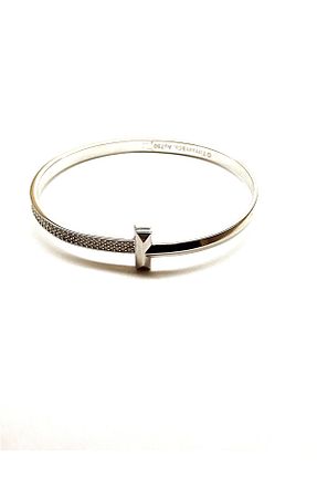 دستبند نقره سفید زنانه 925 عیار Bysevisilver - کد 695841516