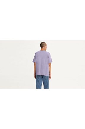 تیشرت آبی زنانه گشاد Levi