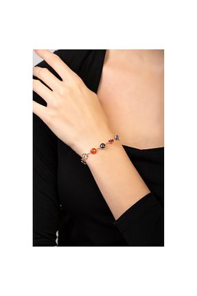 دستبند نقره رنگی زنانه 925 عیار EbruHome - کد 695335886