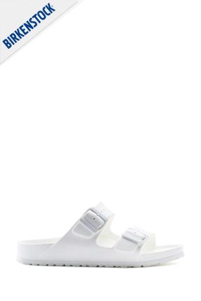 دمپائی سفید زنانه EVA پاشنه ساده پاشنه کوتاه ( 4 - 1 cm ) کد 696125642