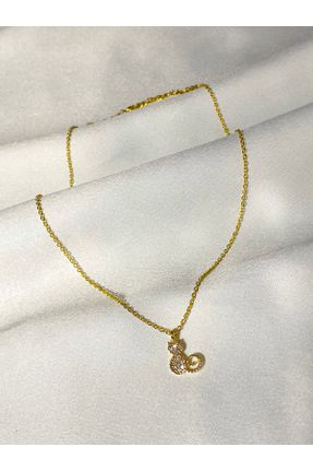 گردنبند جواهر طلائی زنانه برنز کد 696775253