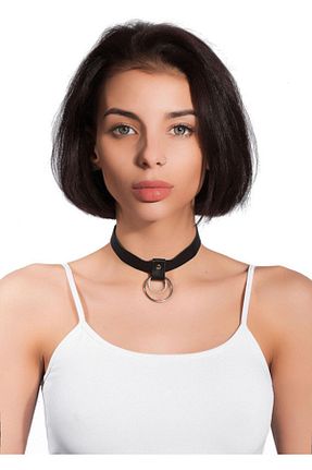 چوکر مشکی چرم مصنوعی Angels Passion - کد 814362811
