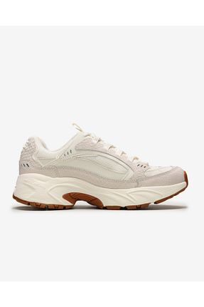 کفش اسنیکر سفید زنانه بند دار Skechers - کد 36317275