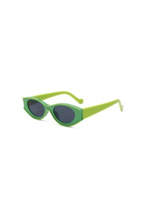 عینک آفتابی سبز زنانه 50 UV400 استخوان کد 91234554