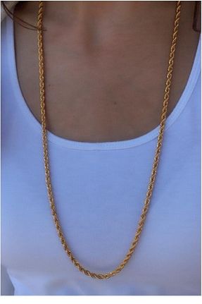 گردنبند جواهر طلائی زنانه روکش طلا KOBA - کد 91699511