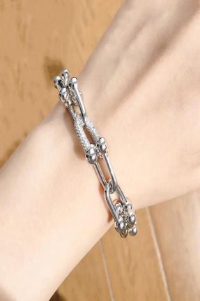 دستبند استیل زنانه فولاد ( استیل ) کد 688685620