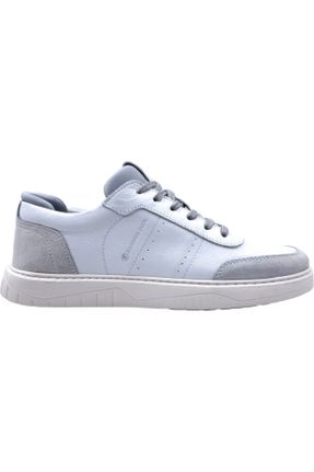 کفش کژوال سفید مردانه چرم طبیعی پاشنه کوتاه ( 4 - 1 cm ) پاشنه ساده کد 696161051