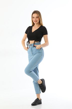 کفش پیاده روی مشکی زنانه چرم مصنوعی Genel Markalar - کد 696286460