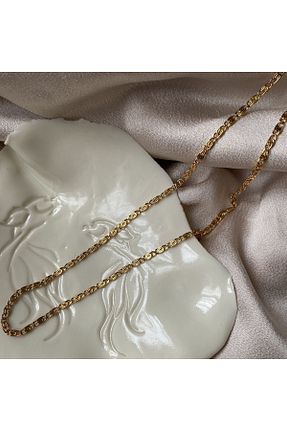 گردنبند استیل ( فولاد ) طلائی زنانه استیل (فولاد) Gilai İstanbul - کد 696301546