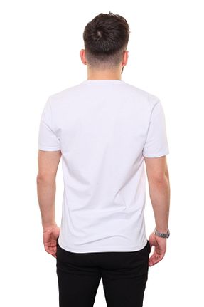 تیشرت سفید مردانه رگولار Lionette - کد 696177078