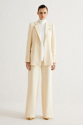 کت بژ زنانه Blazer cercis - کد 696179090
