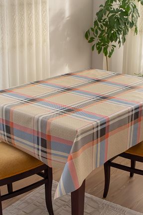 رومیزی بژ نایلون decorekor - کد 635734692