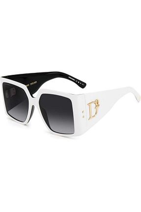 عینک آفتابی سفید زنانه UV400 DSquared2 - کد 696390692