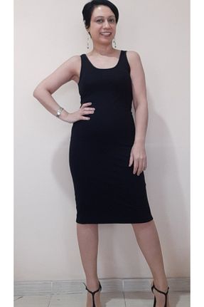 لباس سایز بزرگ مشکی زنانه Penye Mertcan Butik - کد 696708466