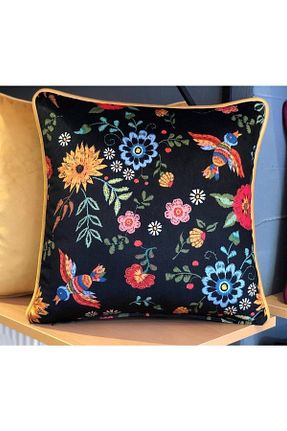 کوسن و روکش کوسن مشکی مخمل Fabricland - کد 697219330