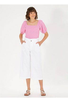 شلوار سفید زنانه بافتنی U.S. Polo Assn. - کد 698255961