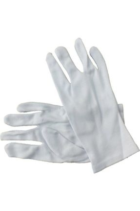 دستکش سفید مردانه پنبه (نخی) کد 65810138