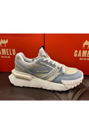 کفش اسنیکر آبی زنانه بند دار GAMELU - کد 698175691