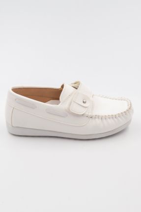 کفش کلاسیک سفید بچه گانه چرم مصنوعی پاشنه کوتاه ( 4 - 1 cm ) پاشنه ساده کد 676316410