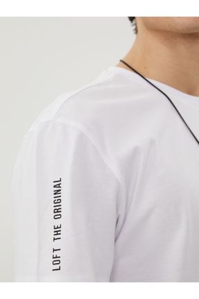 تی شرت سفید مردانه رگولار کد 248230820