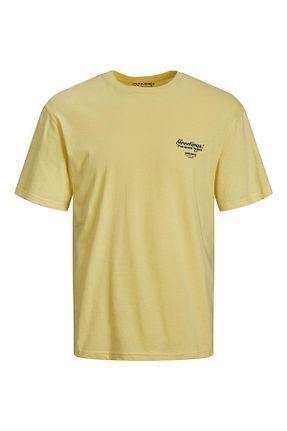 تیشرت بژ مردانه رگولار Jack & Jones - کد 699094820