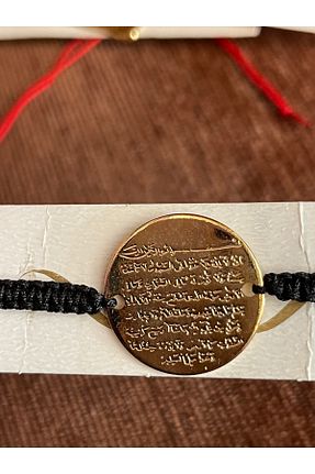 دستبند جواهر مشکی زنانه روکش طلا Necom - کد 699043357
