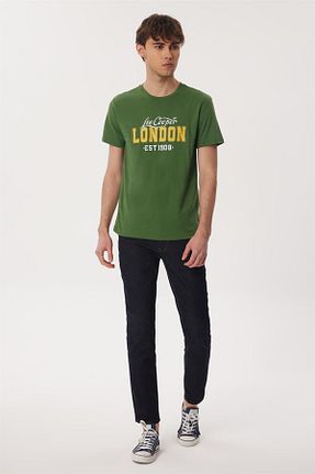تیشرت سبز مردانه رگولار Lee Cooper - کد 699340089