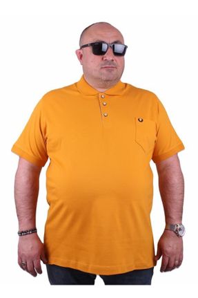 تی شرت زرد مردانه سایز بزرگ کد 699417172
