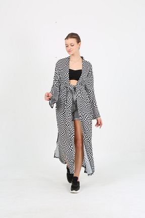کیمونو و کافتان رنگی زنانه پلی استر EDSA - کد 699561571
