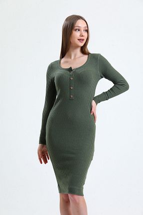 لباس خاکی زنانه بافت ladyzey - کد 699320618
