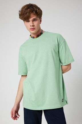تی شرت سبز مردانه رگولار کد 699851667