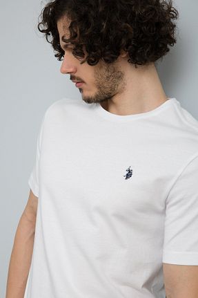 تیشرت سفید مردانه رگولار U.S. Polo Assn. - کد 2276200