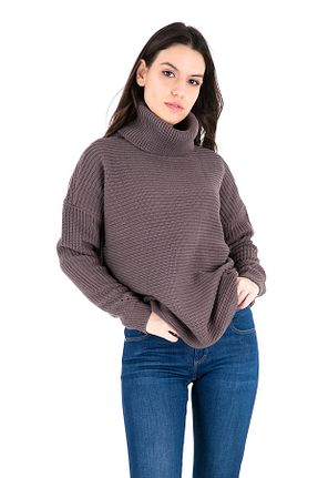 پلیور طوسی زنانه ساده Vero Moda - کد 3909837