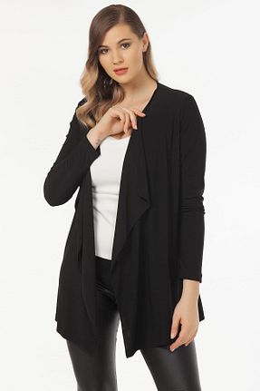 رویه سایز بزرگ مشکی زنانه مخلوط پلی استر Laranor - کد 4322652