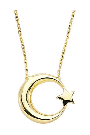 گردنبند طلا طلائی زنانه 14 عیار Glorria - کد 4268551