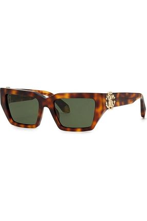 عینک آفتابی مشکی زنانه UV400 Roberto Cavalli - کد 699297431