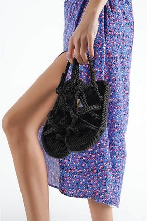 صندل مشکی زنانه پاشنه تخت shopcolic - کد 699345434
