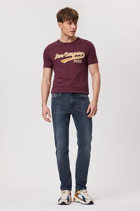 شلوار جین مشکی مردانه پاچه تنگ Lee Cooper - کد 700055473