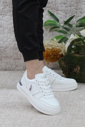 کفش اسنیکر سفید زنانه بند دار U.S. Polo Assn. - کد 700255149