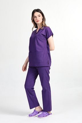 لباس کار بنفش BAŞAK - کد 111576276