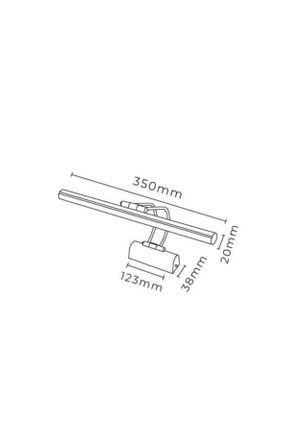 چراغ خواب دیواری متالیک فلزی کد 700622462