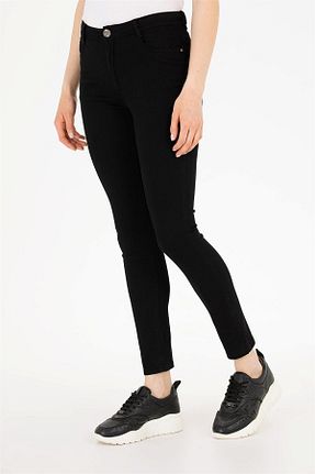 شلوار جین مشکی زنانه پاچه تنگ U.S. Polo Assn. - کد 700730882