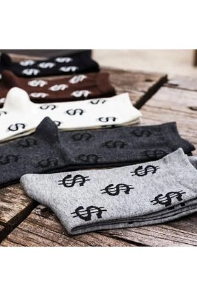 جوراب رنگی زنانه %100 پنبه socksbox - کد 700550675