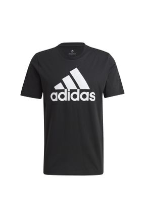 تی شرت مشکی مردانه رگولار پارچه ای تکی کد 79827154
