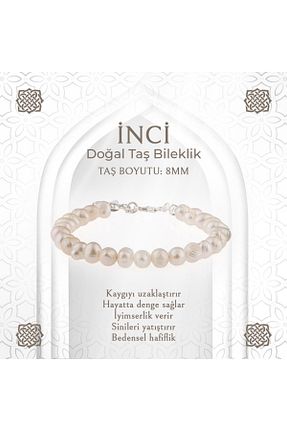 دستبند جواهر رنگی زنانه سنگ طبیعی Saff Doğal Taş - کد 684481946