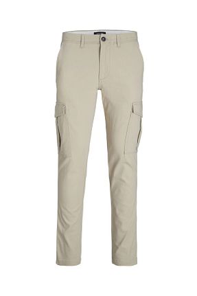 شلوار طوسی مردانه پنبه ای Jack & Jones - کد 702080427