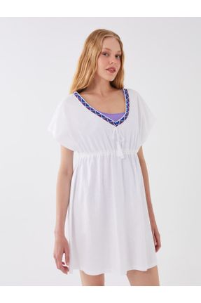 لباس ساحلی سفید زنانه کد 701362728