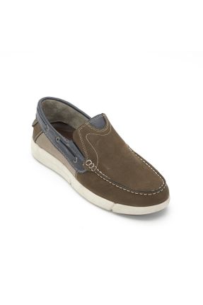 کفش کژوال قهوه ای مردانه نوبوک پاشنه کوتاه ( 4 - 1 cm ) پاشنه ساده کد 701418148