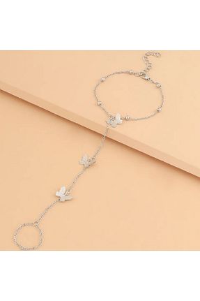 خلخال جواهر زنانه روکش نقره TakıConcept - کد 701527977